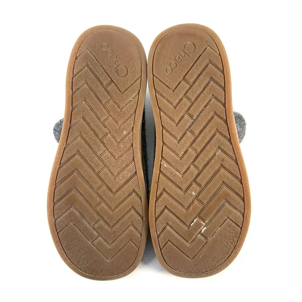 Chaco Womens Revel Mid Casual Slip On Gray Felt Polyester Winter Boots Size 8.5